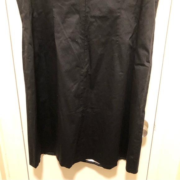 Jones Studio W Size 18 W Black with Black/White Panel Cap Sleeve Sheath Dress - Picture 6 of 12